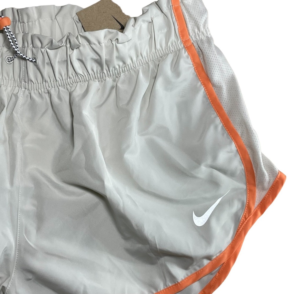 Nike Women's Tempo Running Shorts Light‎ Bone/Orange DJ0919-072 Size Large - Picture 5 of 8